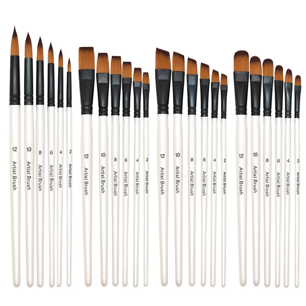 12pcs Artist Paint Brushes Set - огляд і ціна Model Kit Acrylic Paint