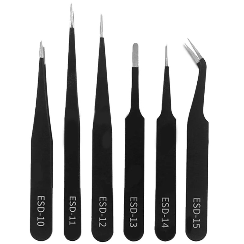 Precision ESD Anti-Static Twee - огляд і ціна Model Kit Tweezers