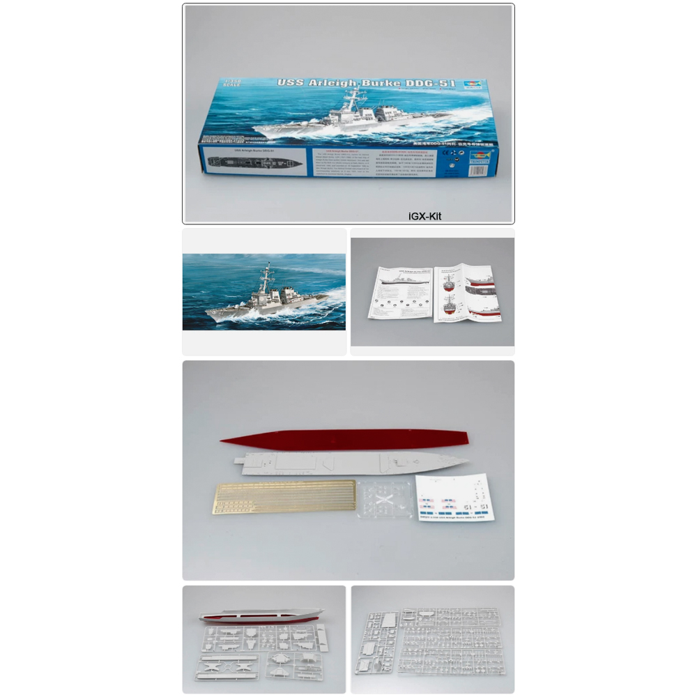Trumpeter 04523 1:350 Scale US - огляд і ціна Model Kit Yacht