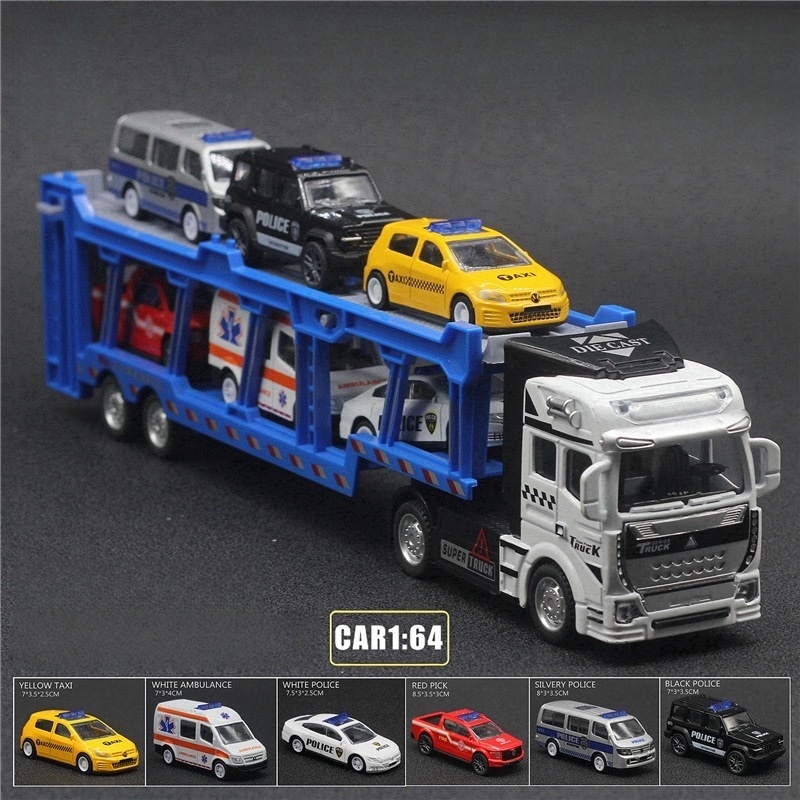 An alloy double-layer transpor - огляд і ціна Model Kit Cars
